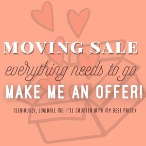 Moving sale make me an offer